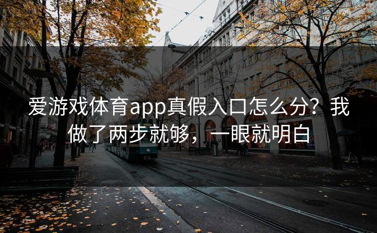 爱游戏体育app真假入口怎么分？我做了两步就够，一眼就明白